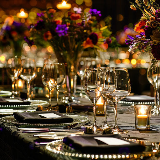 Elegance of a high-end corporate gala event
