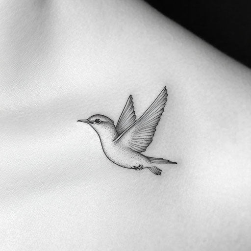Small meaningful tattoos for females in black and white