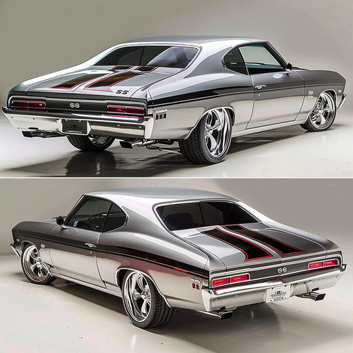 1969 Chevrolet Chevelle SS: retro-modern style with chrome detailing