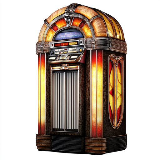 Realistic clipart of a Jukebox, high resolution, isolated