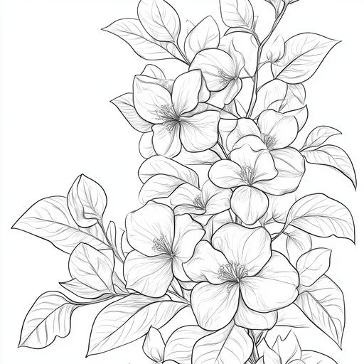 Printable Jasmine Coloring Pages Coloring Sheets for All Ages