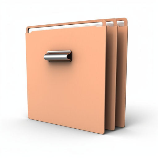 Folder clipart in the Minimalist style, on white background