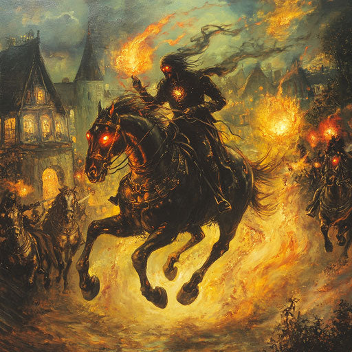 Headless rider in a cursed village