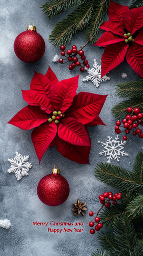 High-Quality Merry Christmas And Happy New Year Caricature Clipart for Dynamic Content