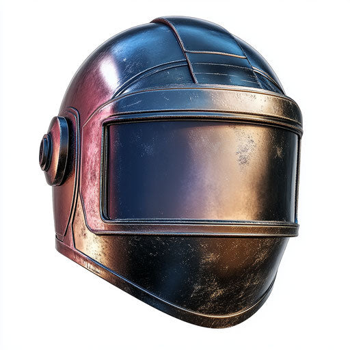 Realistic Welding Helmet, high resolution, isolated