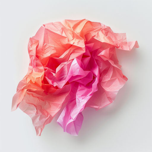 Realistic fabric illustration on white background, vibrant colors