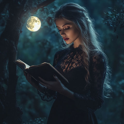 Haunted Halloween Sexy Halloween Image with Vector Outline