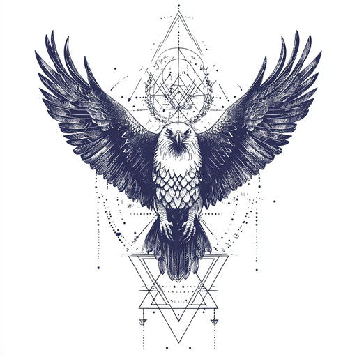 Brilliant Eagle Tattoo On Hand Tattoo Flash