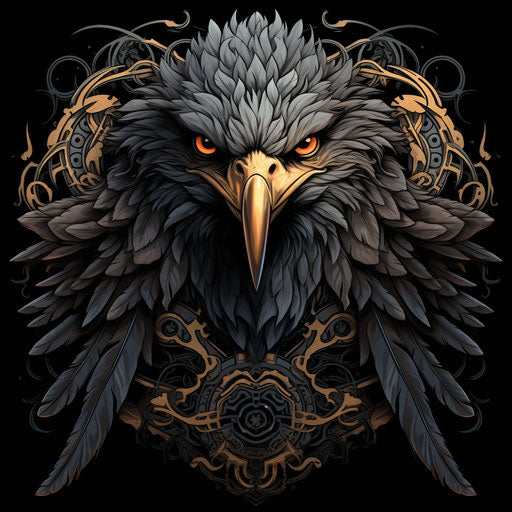 Black in style of Aaron Horkey for a WhatsApp profile image 1:1