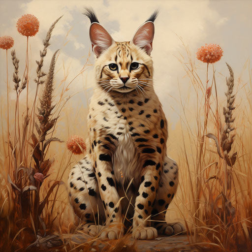 A serval cat