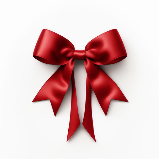 Ribbon clipart in the style of Minimalist, on a white background