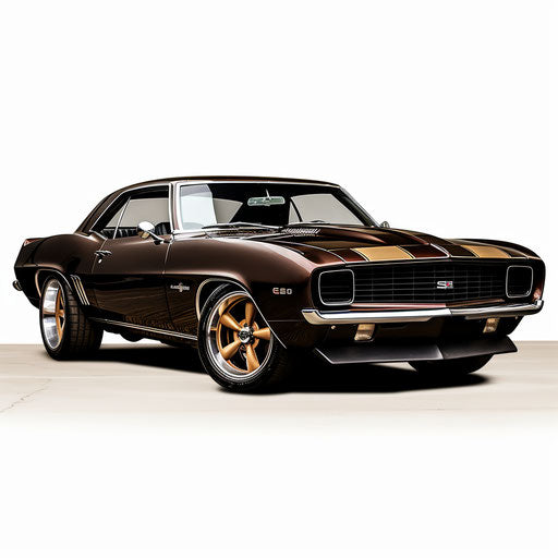 Brown classic Chevrolet Camaro car