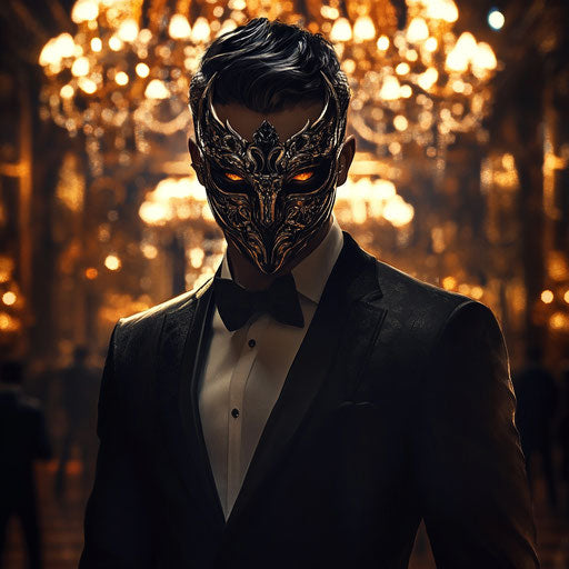 The modern vampire at the lavish masquerade ball