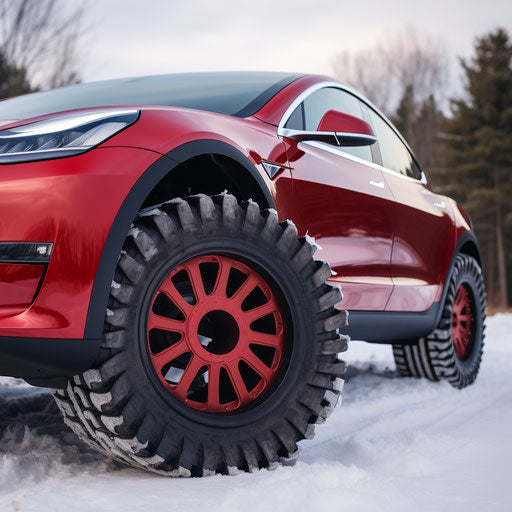 Electric car with fat tires