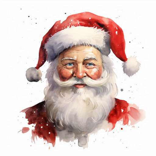 Santa hat in the style of Oil painting