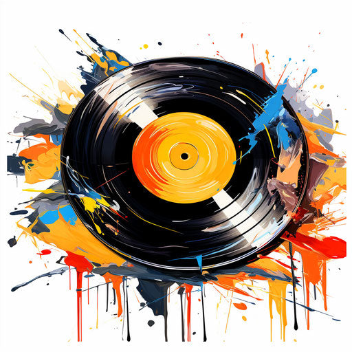 Illustration in the style of oil painting on white background