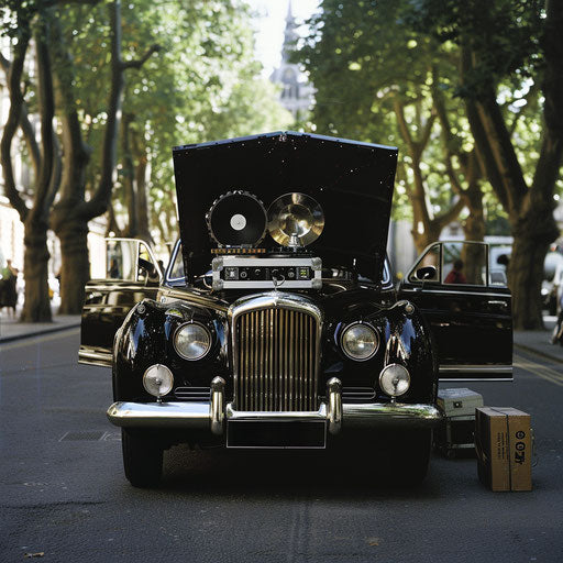 1954 Bentley R Type Continental transformed into mobile DJ booth