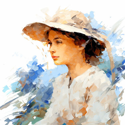 Wednesday clipart in the style of Impressionistic Art