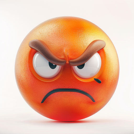 Underexposed angry face