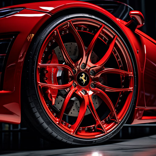 LaFerrari classic wire-spoke wheels