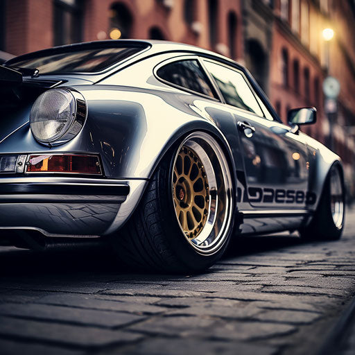Porsche 911 Carrera classic Dubs tires