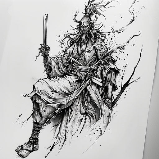 Vibrant Tarot Card Tattoo Design Pack