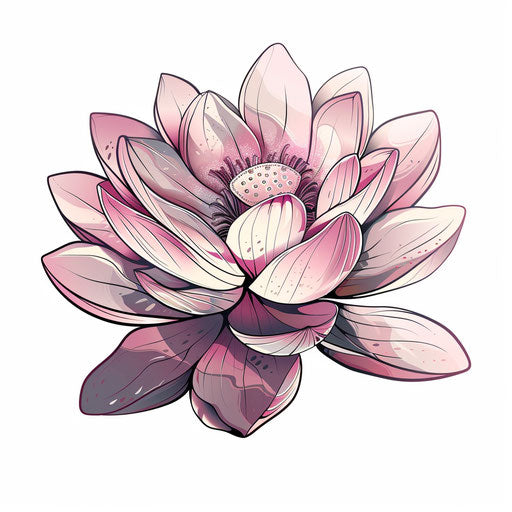 Bold Japanese Flower Tattoo Flash Set