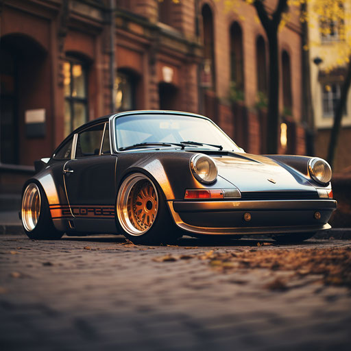 Porsche 911 Carrera classic Dubs tires
