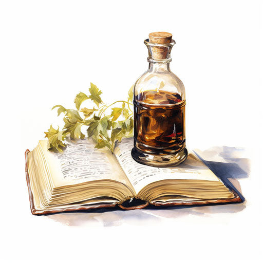 Dictionary in Oil Painting Style