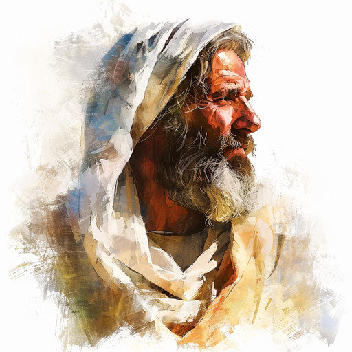 Realistic religious clip art on flat white background