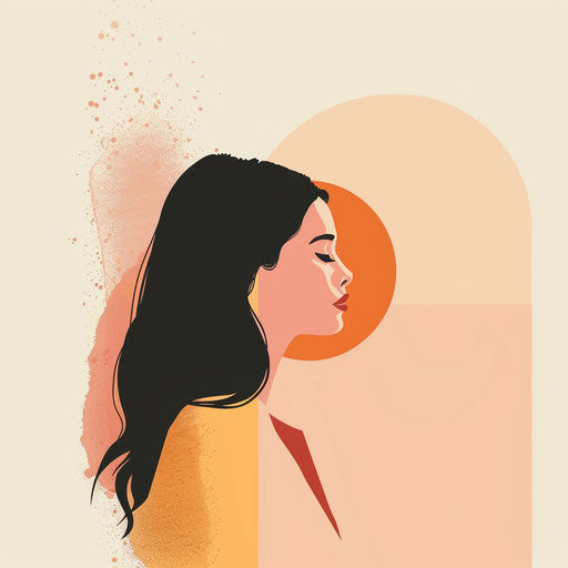 Chic creative logo design with pastel background, stylish elements