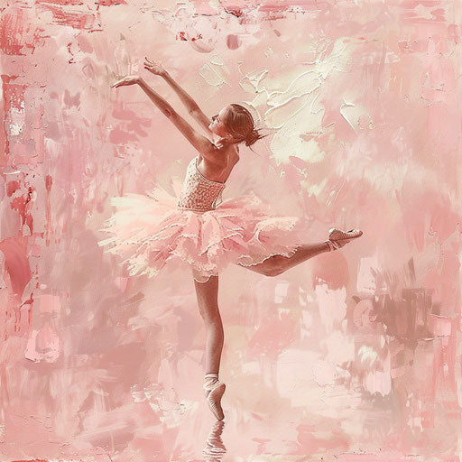Dusky rose backdrop for realistic ballerina clipart