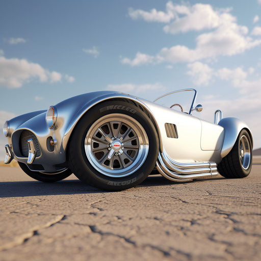 Modern Shelby Cobra AC car with alloy rims
