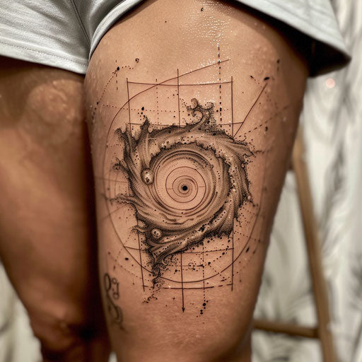 Bold sketch of space hurricane