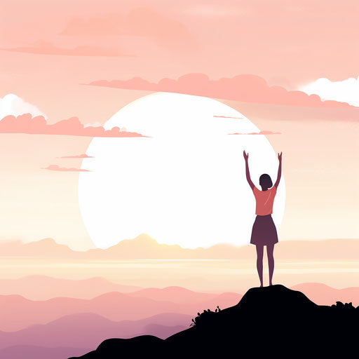 Hope clipart in Minimalist style, on a white background