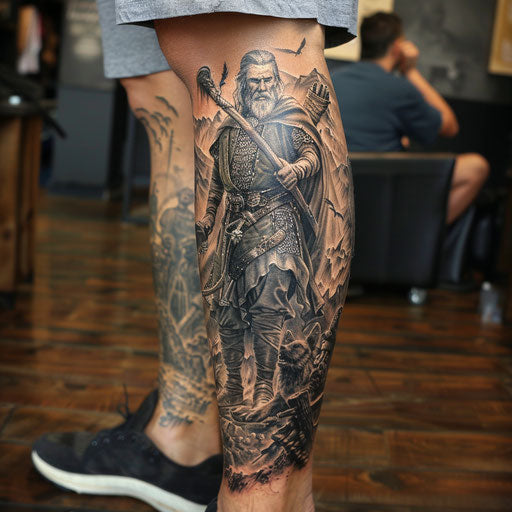 Leg Sleeve Tattoo Professional Tattoo Kit