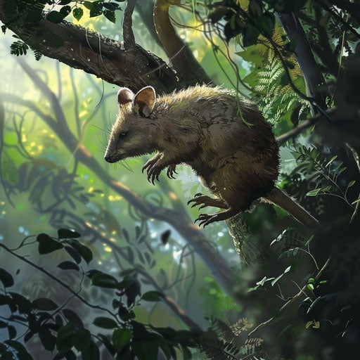 Exploring a lush rainforest canopy