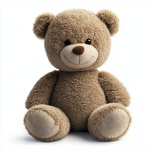 Realistic illustration of a stuffed animal