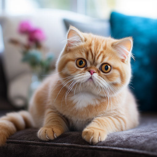 Exotic shorthair cat
