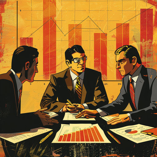 Wealth manager advising on asset allocation