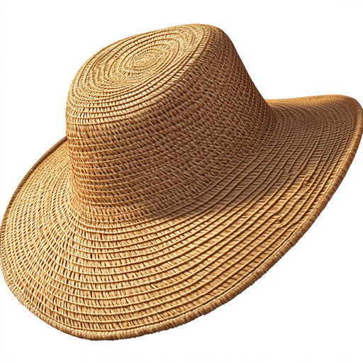 Realistic illustration of a sun hat