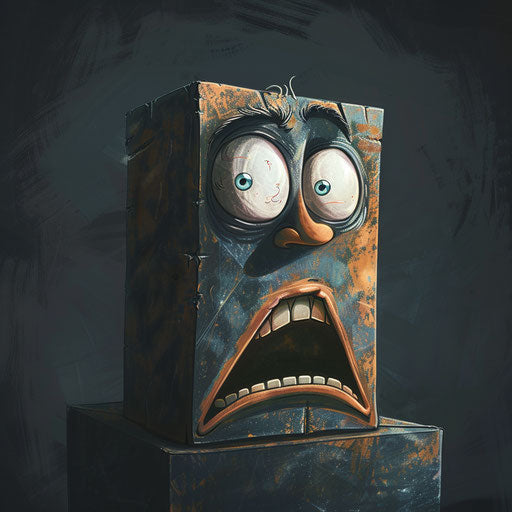 Surprising illustration with contrasted details