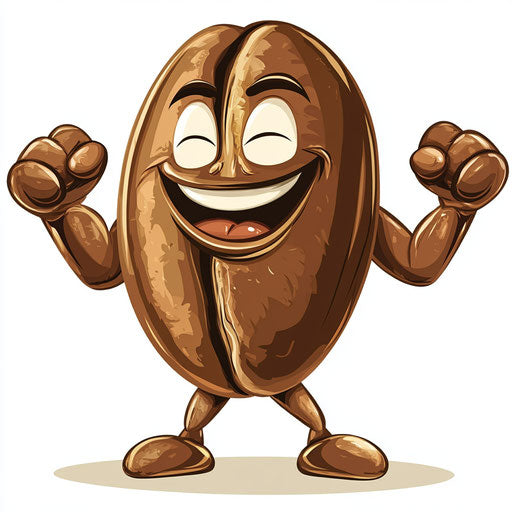 Ultimate Coffee Bean Caricature Clipart Resource for Creatives