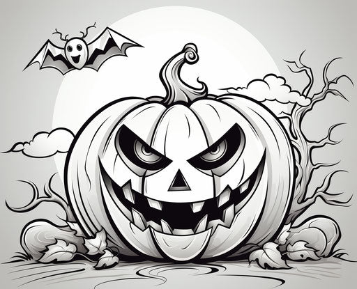Pumpkin Halloween coloring pages the Halloween pumpkin com, captivating 31:25