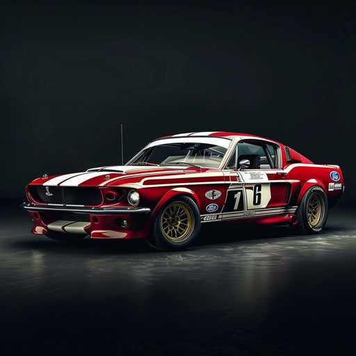 High-performance racing car with aerodynamic enhancements