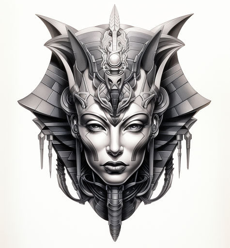 Free sphinx tattoo designs, twisted futurism, highly realistic