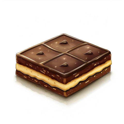 Snack illustration in photorealistic style