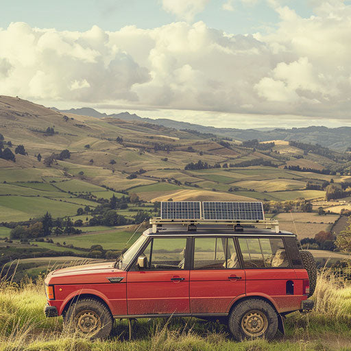 Eco-friendly 1980 Range Rover conversion running on biofuel hills