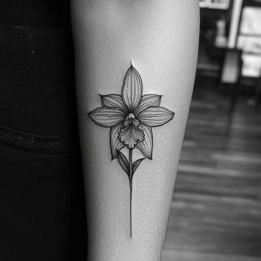 Simple Flower Tattoos Detailed Tattoo Designs