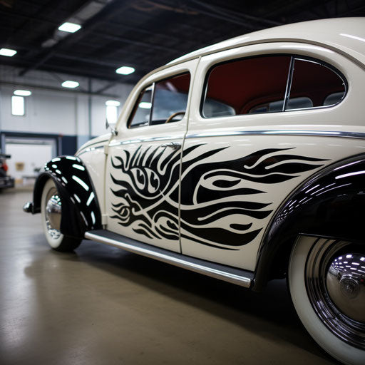 VW Beetle Classic Car Custom Designed Decals